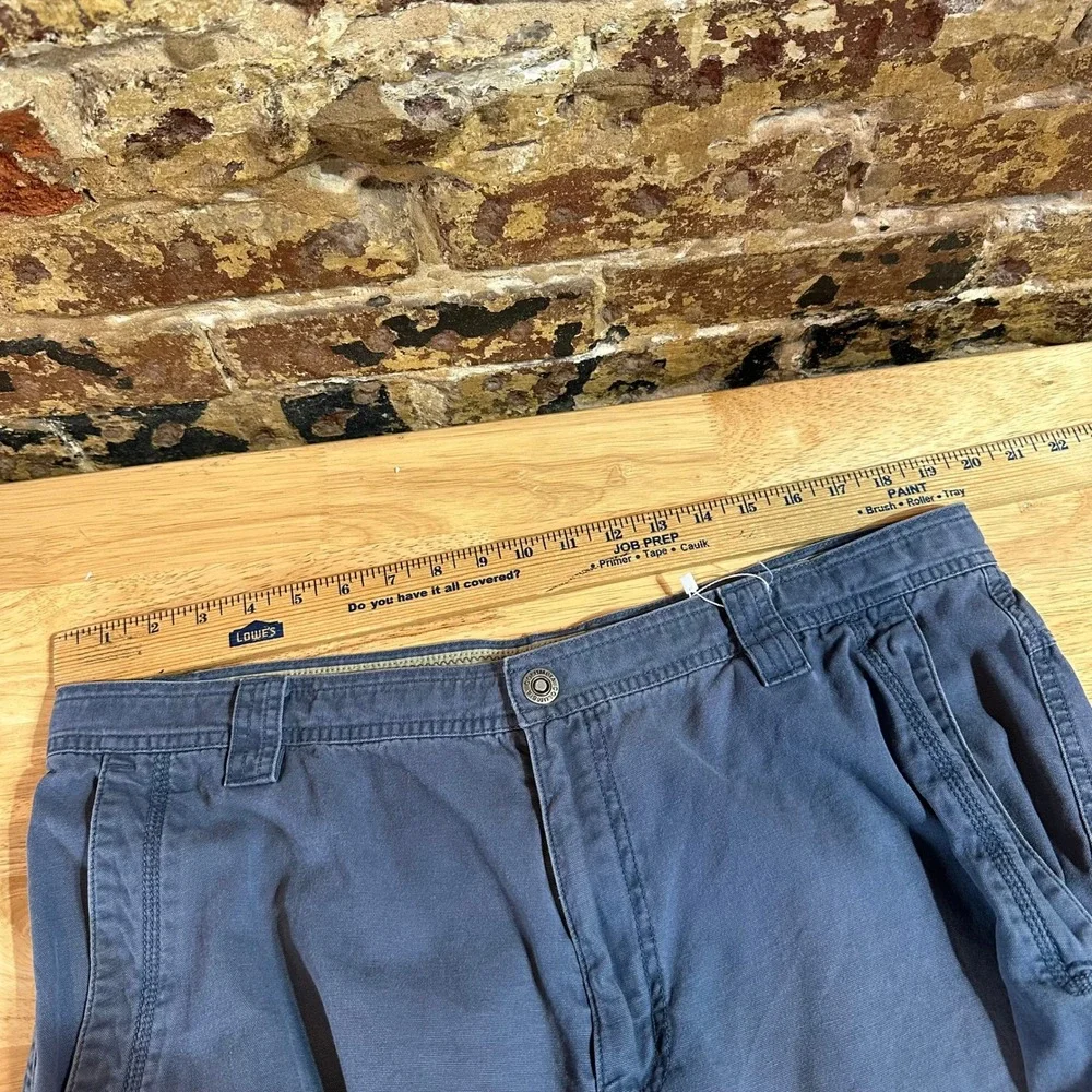 Columbia Shorts Mens 38 Casual Performance Fishing Outdoor Cotton Blue